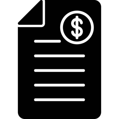 Alışveriş Faturası Vektör belgesi simgesi