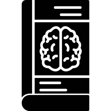 Kitap simgesi, modern tasarım illüstrasyonu