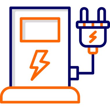 Elektrik prizi. vektör illüstrasyonu