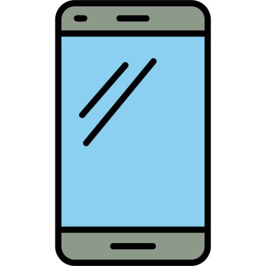 Smartphone Simgesi, vektör illüstrasyonu