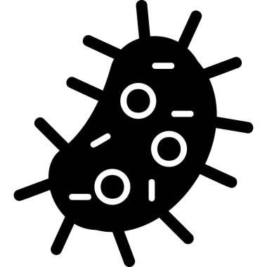 Virüs. Web simgesi basit tasarım