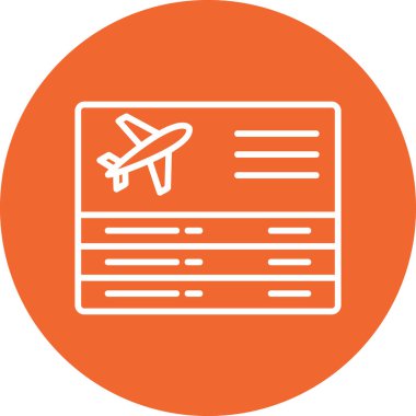 Havaalanı simgesinin vektör illüstrasyonu