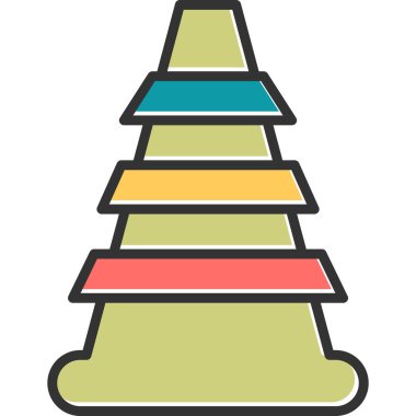 Koni modern simge, vektör çizimi\\