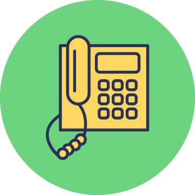 telefon simgesi vektör illüstrasyonu