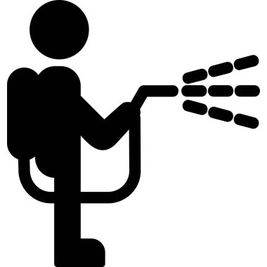 Dezenfekte. Web simgesi basit illüstrasyon