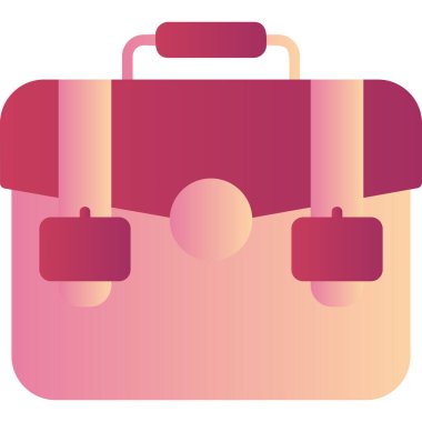 Çanta. Web simgesi basit tasarım 