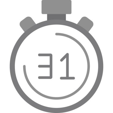 Kronometre Web simgesi basit tasarım