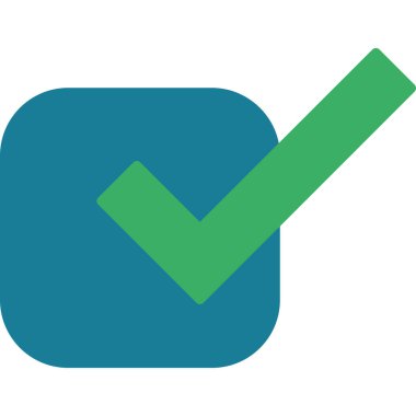 İşaretli simge, modern tasarım illüstrasyonu