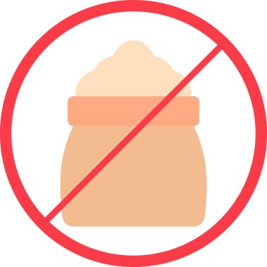 Şeker Web simgesi yok Basit illüstrasyon 