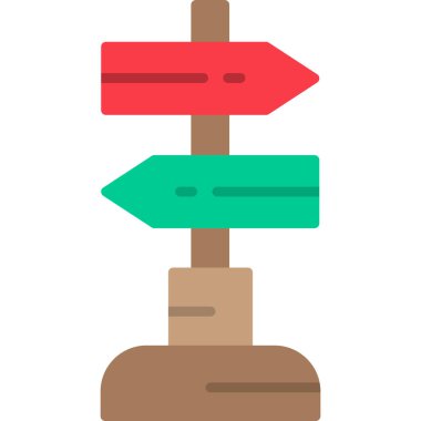 Sign Post  icon vector illustration