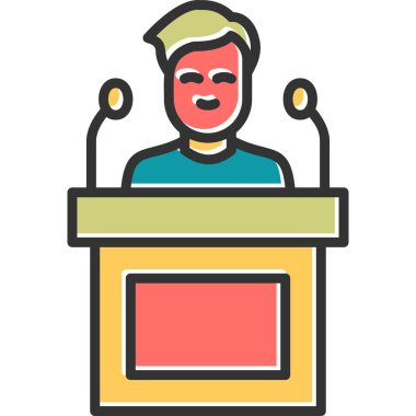 hoparlör vektör illüstrasyonu