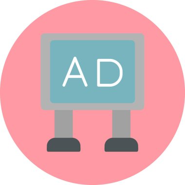 Poster simge vektör çizim