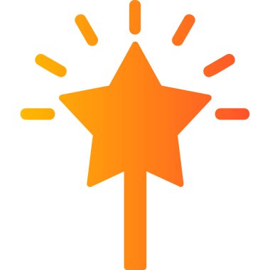 yıldız web simgesi basit illüstrasyon