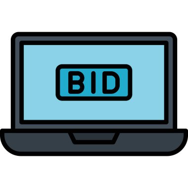 Bilgisayar. Web simgesi basit illüstrasyon