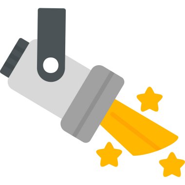 Spotlight simgesinin vektör illüstrasyonu