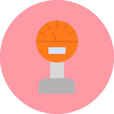 Basınç Ölçeği modern simgesi, vektör illüstrasyonu