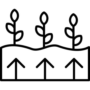 Jeotermal Enerji Ağı vektör çizimi