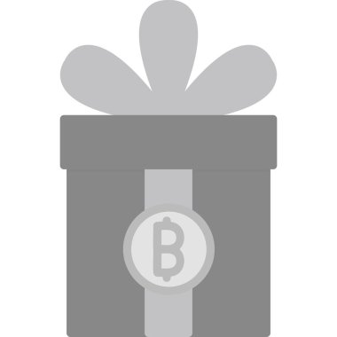 Hediye. Web simgesi basit illüstrasyon