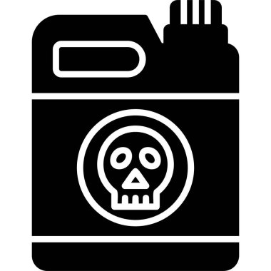 toksik ikon vektör illüstrasyonu