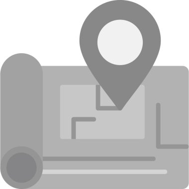 GPS gezinti simgesi çiziminin izini sür 