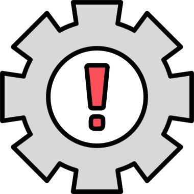 uyarı simgesi vektör illüstrasyonu