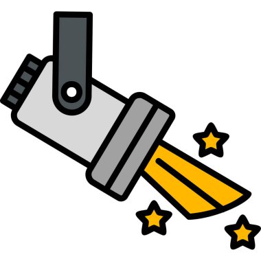 Spotlight simgesinin vektör illüstrasyonu