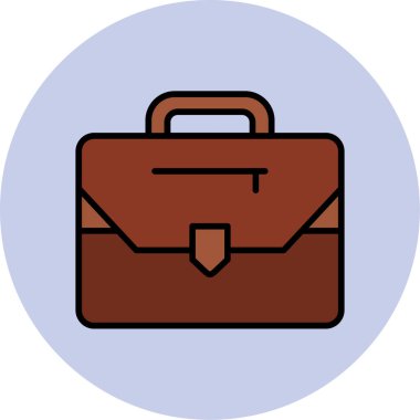 Çanta. Web simgesi basit tasarım 