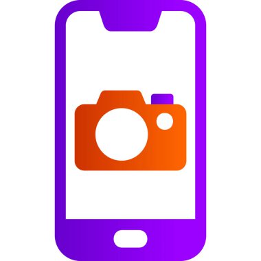 Smartphone Simgesi, vektör illüstrasyonu