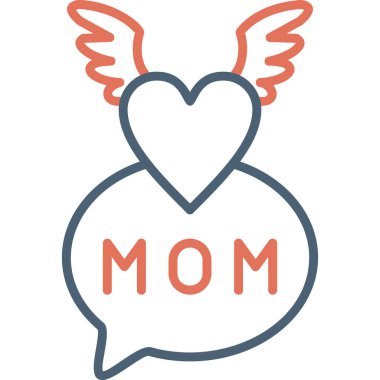 Anneler Günü arkaplan vektörü illüstrasyonu