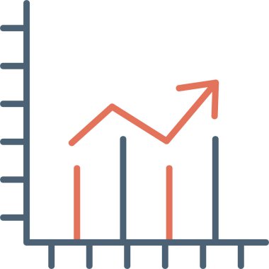 Büyüme simgesi, modern tasarım illüstrasyonu