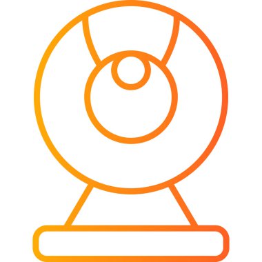 Web kamerası, basit Webcam simgesi tasarımı