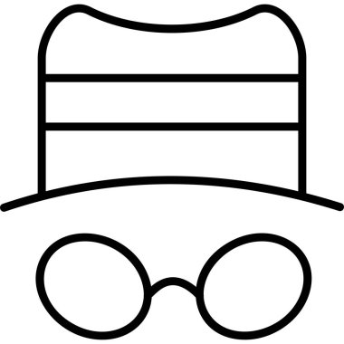 Spyware modern simge vektör çizimi