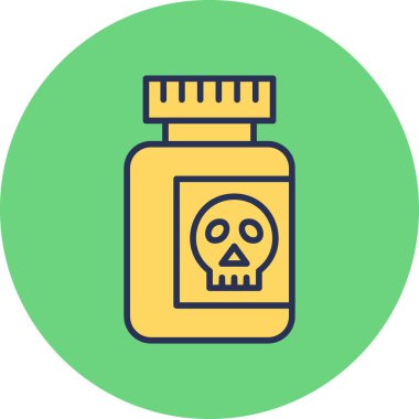 Simge vektör çizim zehir