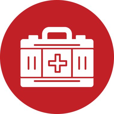 ilk yardım kiti vektör simgesi