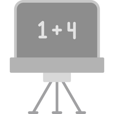 Tebeşir tahtası modern ikon vektör illüstrasyonu