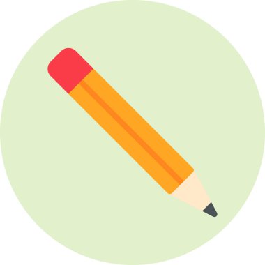 pencil, web icon simple illustration