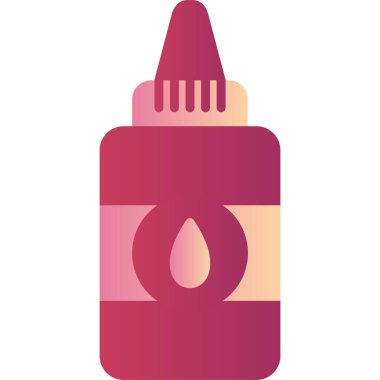 Basit yapıştırıcı simgesi, vektör illüstrasyonu