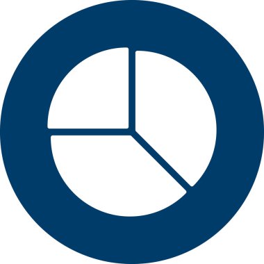 Pasta grafiği simgesi. düz tasarım biçimi. 