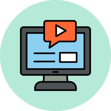 seo modern simgesinin vektör illüstrasyonu