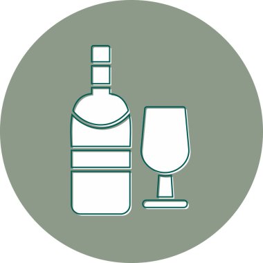 meyve suyu simgesi, vektör illüstrasyonu 