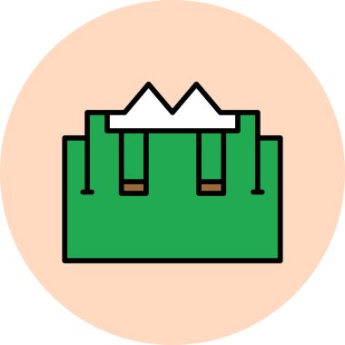 Playground modern simgesinin vektör illüstrasyonu