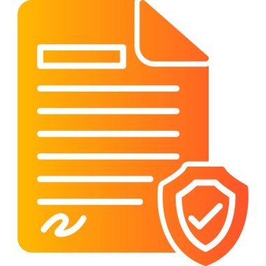 Sigortacılık. Web simgesi vektör illüstrasyonu