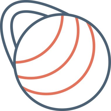 Spor topu modern simge, vektör illüstrasyonu