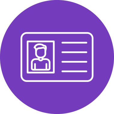 İş Kartları modern simge, vektör illüstrasyonu