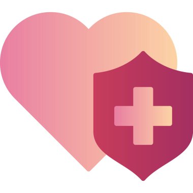 Sağlık hizmetleri web simgesi basit illüstrasyon