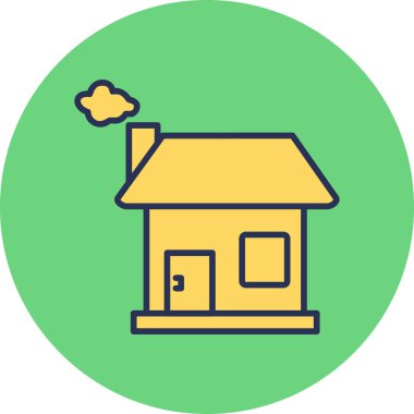 ev simgesi vektör illüstrasyonu