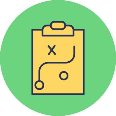 Strateji. Web simgesi basit tasarım 