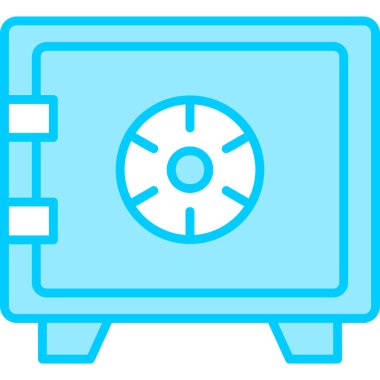 Safety Box modern vector icon illustration