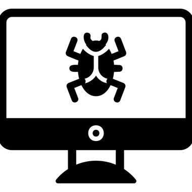 Virus Detective icon modern vector illustration