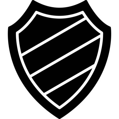 kalkan ikon vektör illüstrasyonu